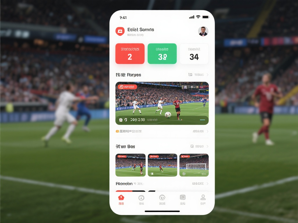 值得一提的是，软件还提供了实时比分更新和赛事回放功