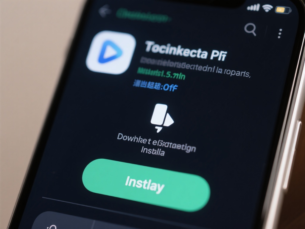 点击下载并等待完成
在找到正确的应用后，点击“下